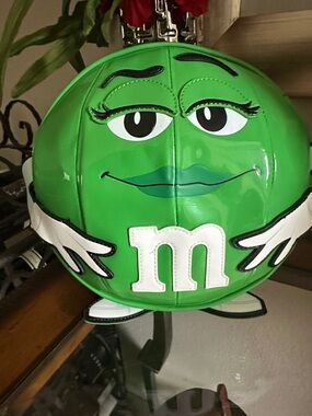 M&M'S Green Character Round Crossbody Bag Loungefly NWT